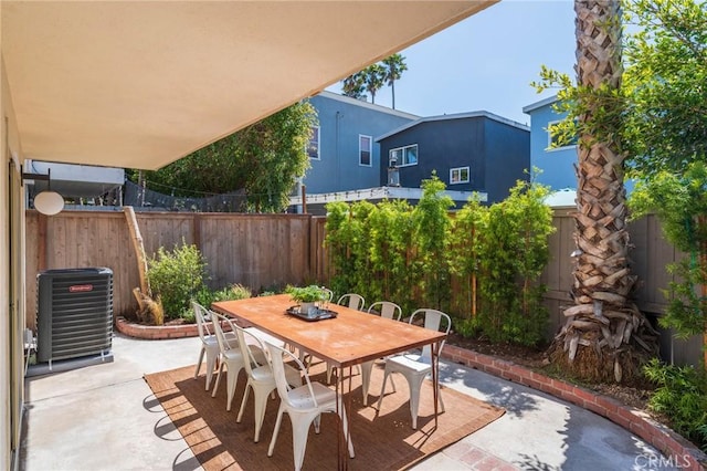 1709 Wollacott St, Redondo Beach, CA 90278 - fenced backyard with central AC, a patio area, and outdoor dining space