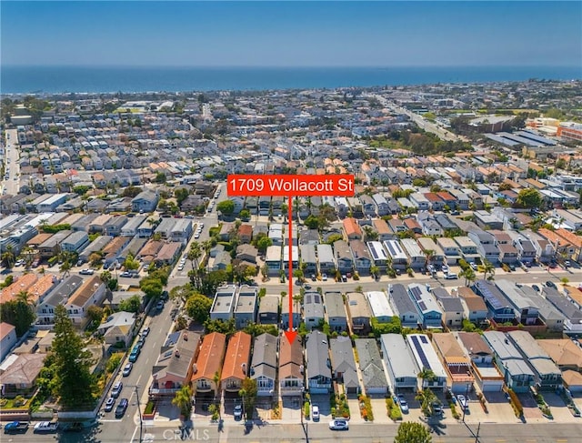 1709 Wollacott St, Redondo Beach, CA 90278 - aerial view of property's location featuring nearby suburban area and a large body of water