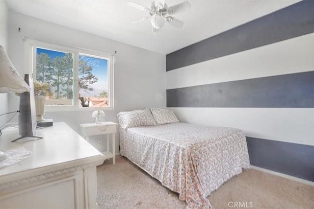 11025 Shaw St, Rancho Cucamonga, CA 91701 - bedroom with light carpet and a ceiling fan