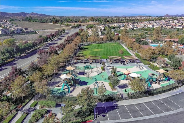34197 Helenium St, Murrieta, CA 92563 - drone / aerial view of a mountainous background