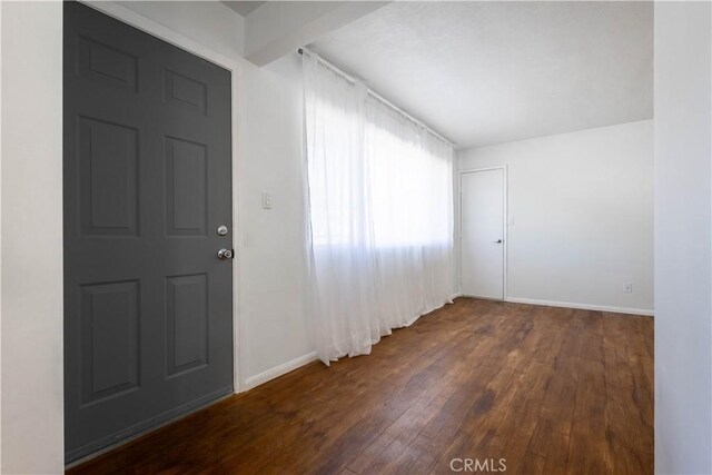 66691 Flora Ave, Desert Hot Springs, CA 92240 - unfurnished room with hardwood / wood-style floors and baseboards