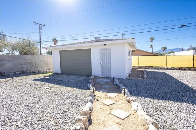 66691 Flora Ave, Desert Hot Springs, CA 92240 - view of detached garage