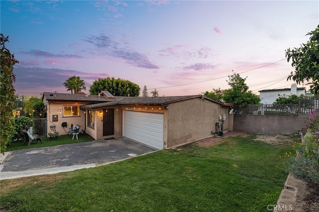 1357 Curtis Ave, Manhattan Beach, CA 90266 - view of front facade with asphalt driveway, stucco siding, and an attached garage