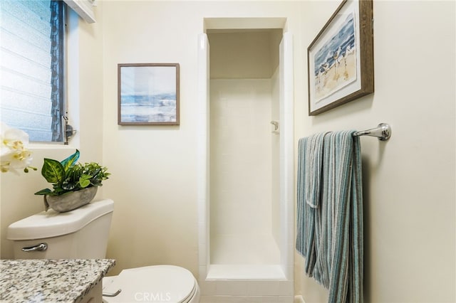 1357 Curtis Ave, Manhattan Beach, CA 90266 - bathroom with toilet, tiled shower, and vanity