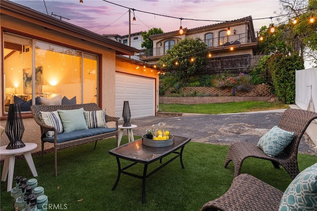 1357 Curtis Ave, Manhattan Beach, CA 90266 - view of patio / terrace with an attached garage
