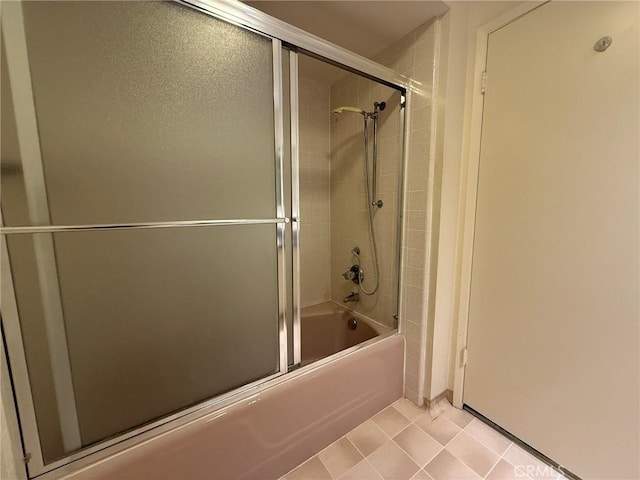 680 Via Alhambra Unit O, Laguna Woods, CA 92637 - full bathroom featuring combined bath / shower with glass door and tile patterned flooring