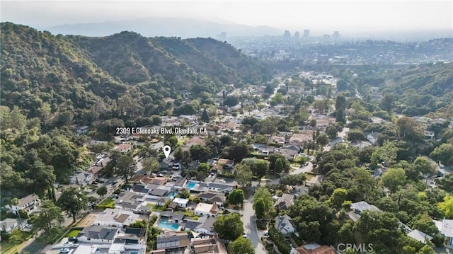 2309 E Glenoaks Blvd, Glendale, CA 91206 - view of property location with a mountain backdrop and nearby suburban area