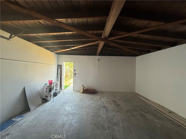 1735 Chestnut Ave, Long Beach, CA 90813 - garage with wood ceiling