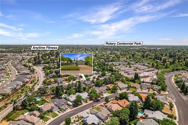 13 Avante Way, Chico, CA 95973 - aerial view of property's location with nearby suburban area
