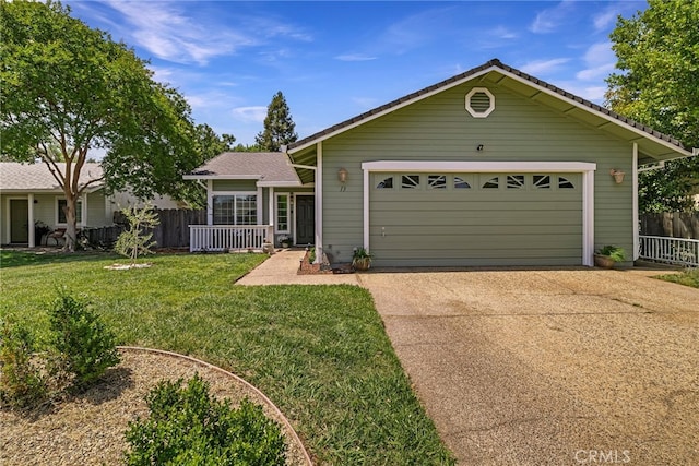 13 Avante Way, Chico, CA 95973 - ranch-style house with concrete driveway and a garage