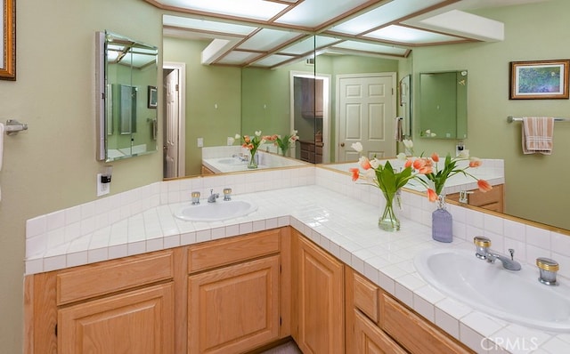 17910 Montague Ct, Granada Hills, CA 91344 - full bath featuring double vanity