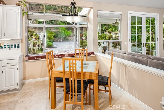17910 Montague Ct, Granada Hills, CA 91344 - sunroom / solarium with french doors