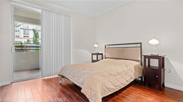 2123 Scholarship, Irvine, CA 92612 - bedroom featuring wood finished floors, access to exterior, and baseboards
