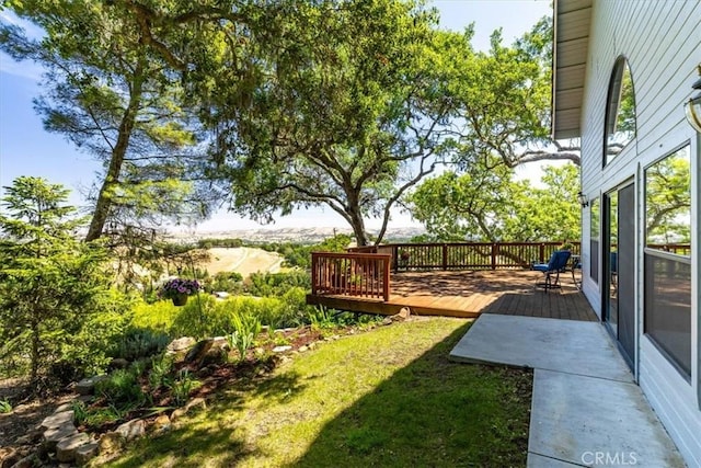 12355 Santa Ana Rd, Atascadero, CA 93422 - view of yard with a deck