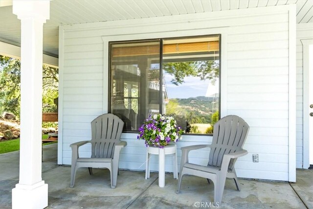 12355 Santa Ana Rd, Atascadero, CA 93422 - view of patio / terrace featuring a mountain view