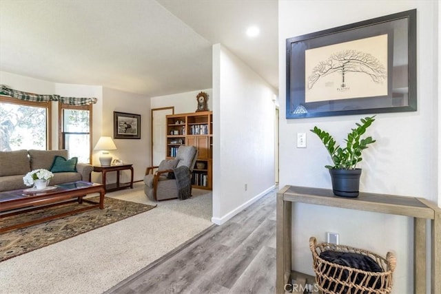 12355 Santa Ana Rd, Atascadero, CA 93422 - living area with wood finished floors and baseboards
