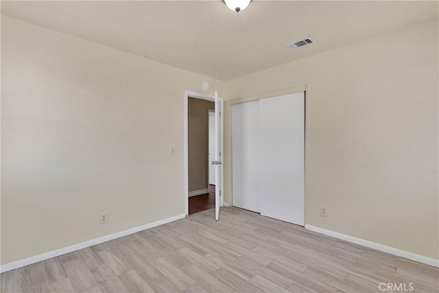 19002 Vine St, Hesperia, CA 92345 - spare room featuring light wood-style flooring and baseboards