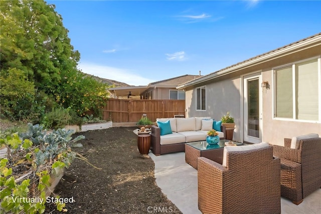211 Furyk Way, Hemet, CA 92545 - view of patio featuring an outdoor hangout area