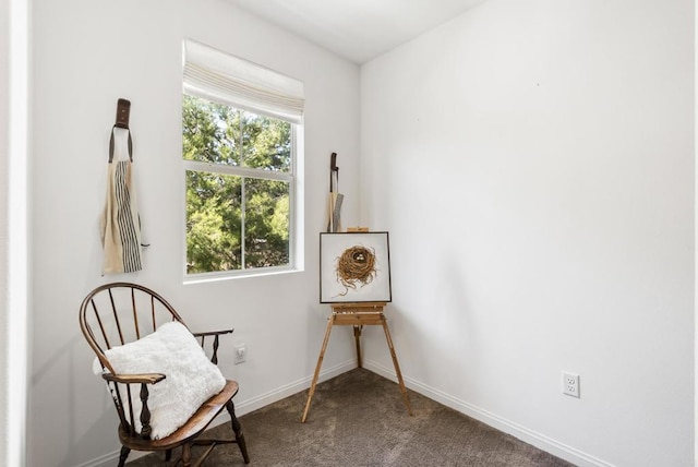 1836 Mesquite, Oceanside, CA 92056 - living area featuring carpet floors and baseboards