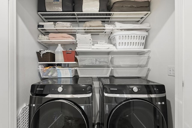 1836 Mesquite, Oceanside, CA 92056 - washroom featuring washer and clothes dryer
