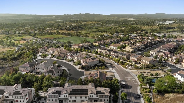 1836 Mesquite, Oceanside, CA 92056 - aerial view of property's location featuring nearby suburban area and mountains