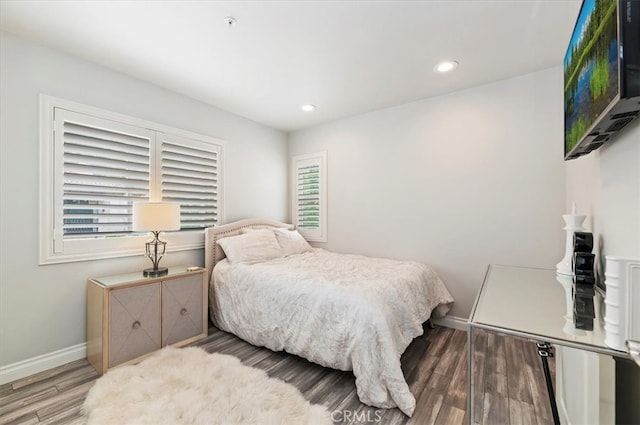 1 Sorrento Ct, Newport Coast, CA 92657 - bedroom featuring wood finished floors, baseboards, multiple windows, and recessed lighting