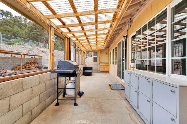 1679 Desert Front Rd, Wrightwood, CA 92397 - view of patio with a grill