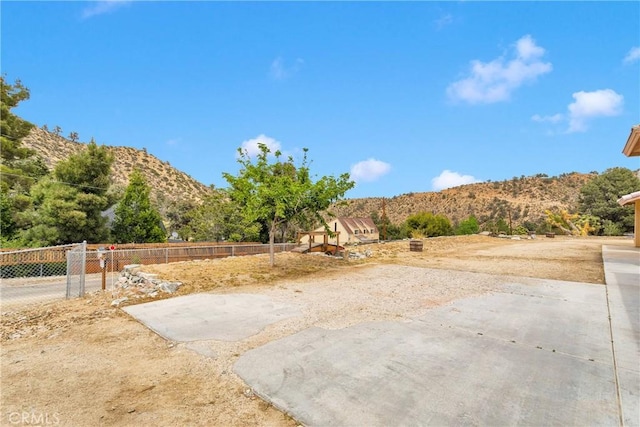 1679 Desert Front Rd, Wrightwood, CA 92397 - view of yard with a mountain view