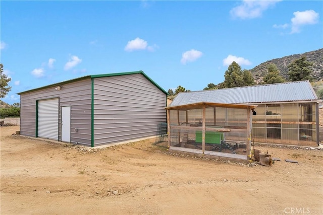 1679 Desert Front Rd, Wrightwood, CA 92397 - view of poultry coop featuring a mountain view