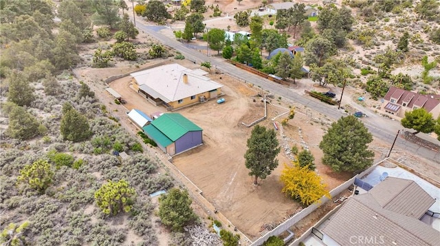 1679 Desert Front Rd, Wrightwood, CA 92397 - view from above of property featuring a desert landscape