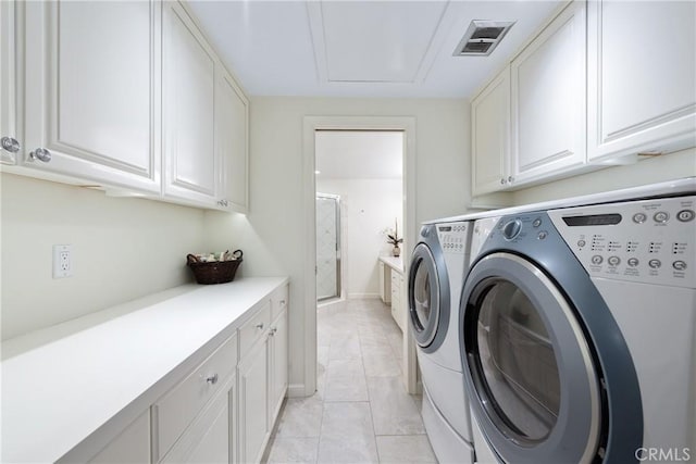 19043 Citronia St, Northridge, CA 91324 - washroom featuring washer and dryer and cabinet space