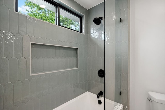 26065 Charing Cross Rd, Valencia, CA 91355 - bathroom featuring  shower combination and toilet