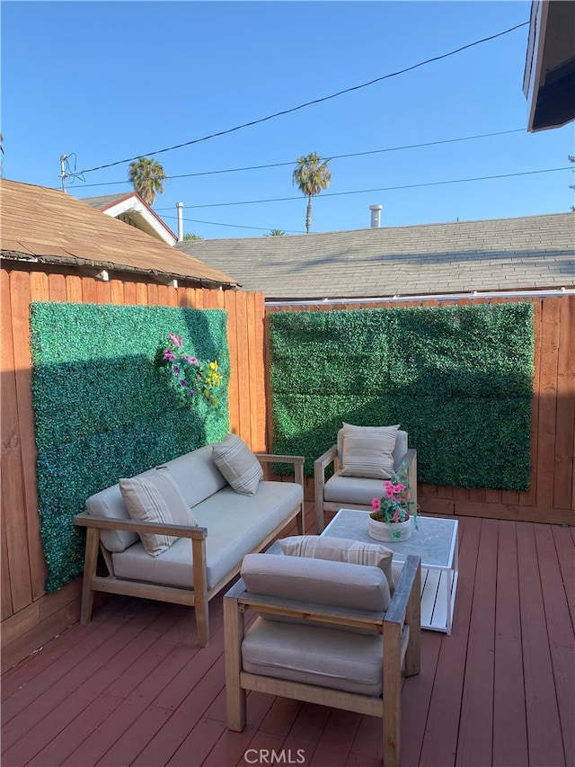 3222 E 10th St, Long Beach, CA 90804 - deck featuring outdoor lounge area