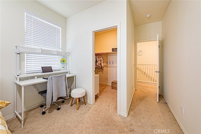 24207 Via Perla, Valencia, CA 91354 - home office featuring light colored carpet and baseboards