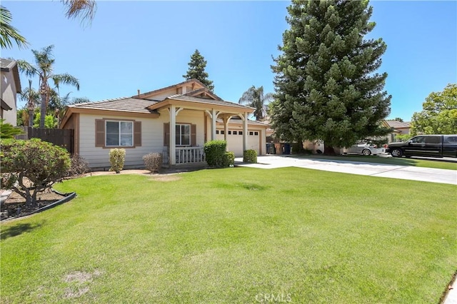 11017 Tipperary Dr, Bakersfield, CA 93311 - view of front facade featuring concrete driveway and a garage