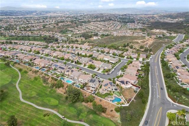45976 Camino Rubi, Temecula, CA 92592 - aerial view of property and surrounding area featuring nearby suburban area and a pool area