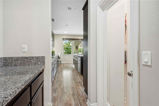 45976 Camino Rubi, Temecula, CA 92592 - hall featuring light wood-type flooring and recessed lighting