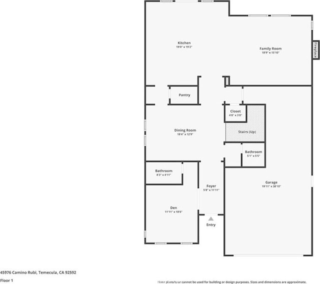 45976 Camino Rubi, Temecula, CA 92592 - home floor plan