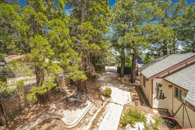 1954 Nob Hill Dr, Running Springs, CA 92382 - view of yard with a patio
