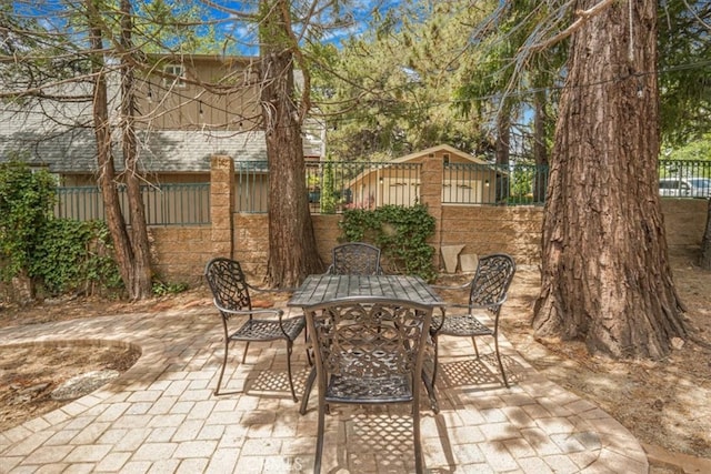 1954 Nob Hill Dr, Running Springs, CA 92382 - view of patio / terrace featuring outdoor dining space