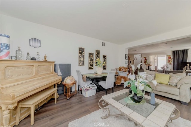 6810 Evans St, Palmdale, CA 93552 - living room featuring wood finished floors