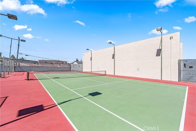 18743 Club Ln, Huntington Beach, CA 92648 - view of tennis court featuring community basketball court