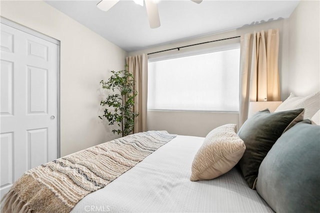 18743 Club Ln, Huntington Beach, CA 92648 - bedroom with a ceiling fan