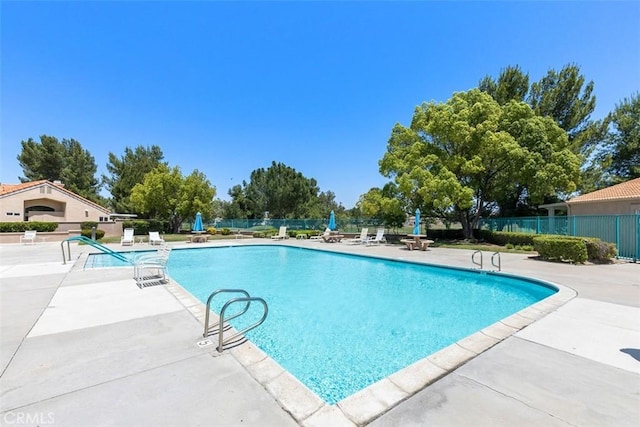 28265 Valombrosa Dr, Menifee, CA 92584 - community pool featuring a patio area