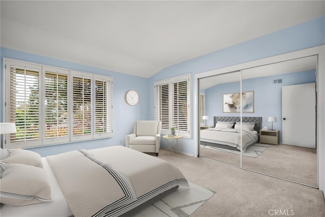2208 Thorley Pl, Palos Verdes Estates, CA 90274 - carpeted bedroom featuring vaulted ceiling