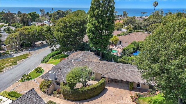 2208 Thorley Pl, Palos Verdes Estates, CA 90274 - aerial view of property and surrounding area featuring a nearby body of water