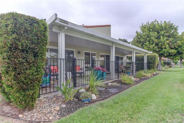 3521 Bahia Blanca W Unit C, Laguna Woods, CA 92637 - view of side of home with stucco siding
