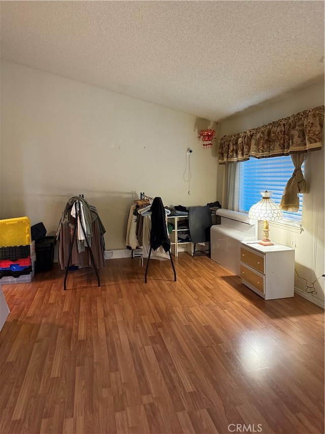 1808 Via Entrada, Rowland Heights, CA 91748 - miscellaneous room featuring wood finished floors and a textured ceiling