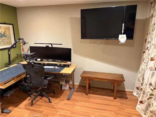 1808 Via Entrada, Rowland Heights, CA 91748 - office area with wood finished floors and baseboards