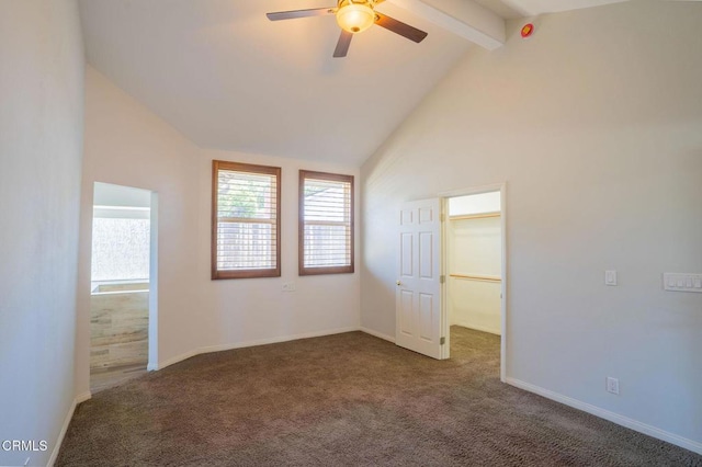 2947 Camino Del Zuro, Thousand Oaks, CA 91360 - spare room featuring carpet floors, a ceiling fan, and baseboards